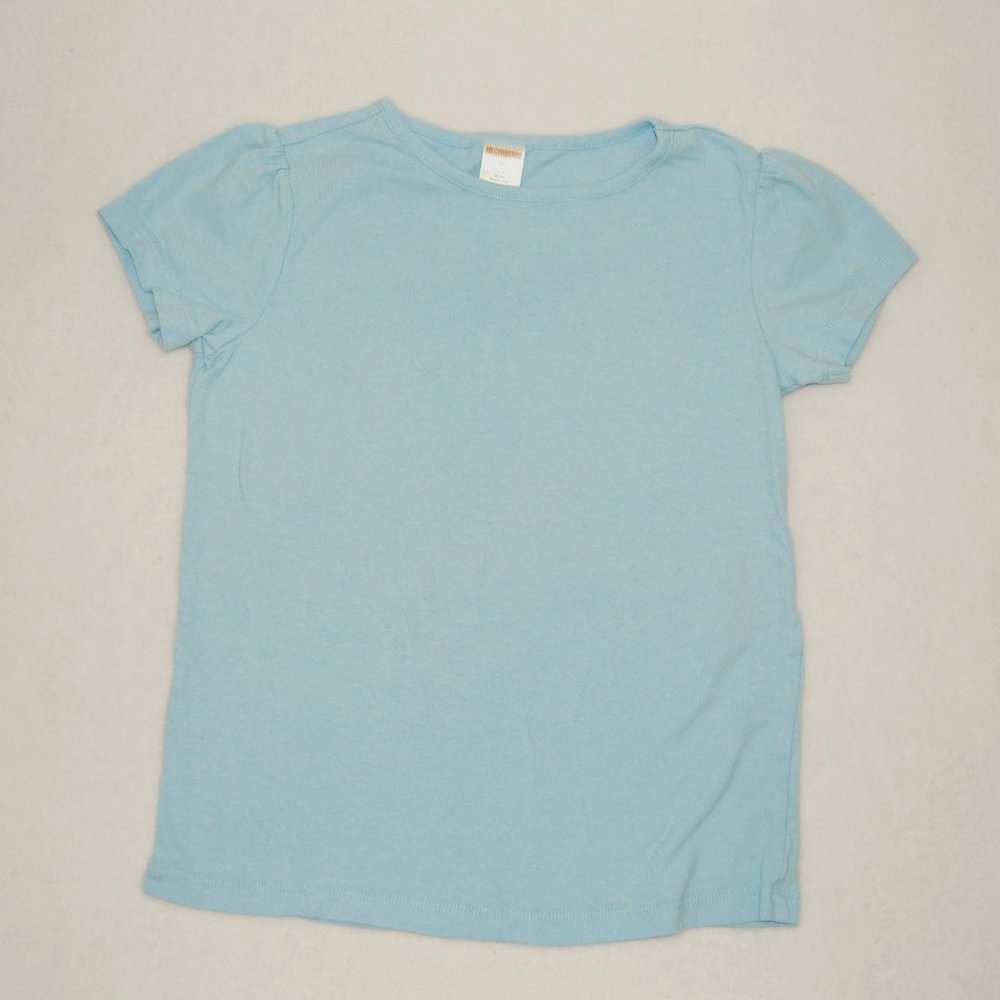 Gymboree Girls Size 10, Blue Short Sleeve Shirt, 100% Cotton